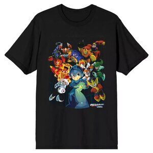 Capcom Megaman Legacy Collection Group Graphic T-Shirt - New - Size XL